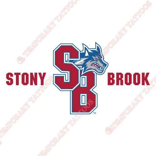 Stony Brook Seawolves Customize Temporary Tattoos Stickers NO.6399